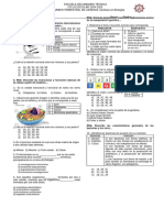 Examen Biología PRIMER TRIMESTRE 2024-2025