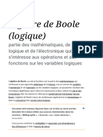 Algèbre de Boole (Logique) - Wikipédia