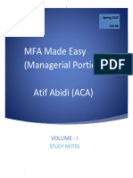 MFA Manageria Portion Part 1 Notes Complete 2nd Edition