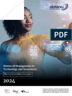 NQF 9 - Master of Management in Technology and Innovation Brochure