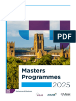 Durham Business School Masters Guide 2025