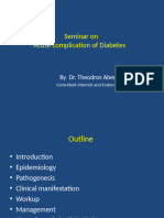 Acute Complication of Diabetes