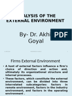 Analysis of The External Environment Unit-2