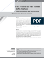 Sarcoma Sinovial: Uma Condição Rara Como Síndrome Do Túnel Do Tarso