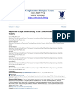 Beyond The Scalpel - Understanding Acute Kidney Problems After Hea