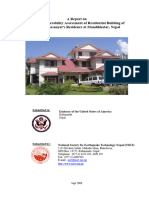 A Seismic Vulnerability Assessment of Residential Building 