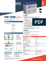 PHR-12200 Technical Specifications - US