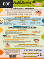 Infografía Sobre La Teoría Del Desarrollo Cognitivo de Piaget