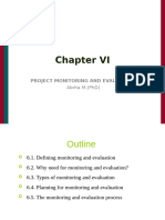 Chapter Six - Project Monitoring and Evaluation