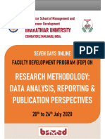 Online 7 Days Research FDP - BSMED