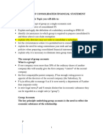 Topic I-Principles of Consolidated Financial Statement