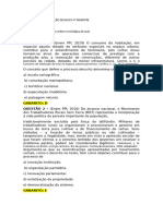 Avaliação de Bloco - Socio Logia 4 Bimestre