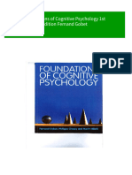 (Ebooks PDF) Download Foundations of Cognitive Psychology 1st Edition Fernand Gobet Full Chapters