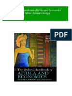 Full The Oxford Handbook of Africa and Economics 1st Edition Célestin Monga Ebook All Chapters