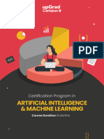 Upgrad Campus - Artificial Intelligence & Machine Learning Brochure