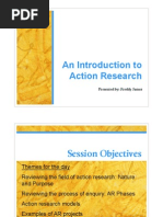 An Introduction To Action Research: Presented By: Freddy James