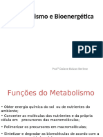 Aula - Bioenergetica e Metabolismo