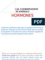 Chemical Coordination in Animals