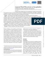 Absence of Cerebrospinal Fluid Pleocytosis in Encephalitis