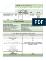 Tabela de Quantificação - Metodo Evolutivo