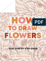 How To Draw Flowers by MADEtoPLAN Step by Step Guide-Skompresowany