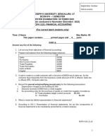 Sju Bcom Ifa Acca Financial Accounting Ug-1st Sem Question Paper