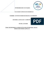 Tarea 2 Comunicación, Lengua, Expresión Oral y Escrita