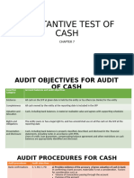 Chapter 7 Substantive Test of Cash