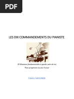 Les Dix Commandements Du Pianiste: Cédric SAOUNDE