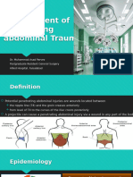 General Management of Penetrating Abdominal Trauma