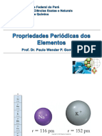 AULA 2 - Propriedades PerioDicas Dos Elementos