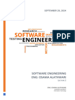 Software Engineering Lecture 1