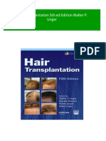 Ebooks File Hair Transplantation 5th Ed Edition Walter P. Unger All Chapters