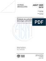 ABNT NBR-5419 - Proteção de Estrututar Conta Descarga Atmosferica