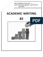 Academic Writing B2 2024-2025 Student Edition