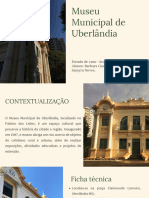 Museu Municipal de Uberlandia PDF