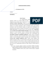 Carta de Instrucciones Notarial