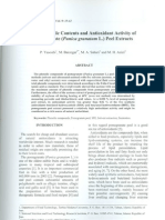 Archive of SID: Total Phenolic Contents and Antioxidant Activity of Pomegranate (Punica Granatum L.) Peel Extracts