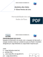 Aula 09 - Permeabilidade e Fluxo em Solos