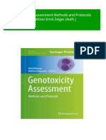 Genotoxicity Assessment Methods and Protocols 1st Edition Errol Zeiger (Auth.) All Chapter Instant Download