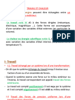 Chapitre 4 Partie (1) Travail Et Chaleur