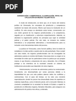 Jurisdicción y Competencia. Clasificación. Tipos. Su Utilización en Medios Telemáticos