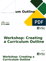 Curriculum Outline Activity