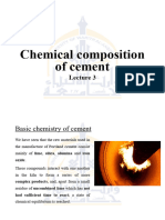 Lecture 3 Chemical Composition of Cement