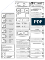 D&D 5E - Ficha - Bárbaro - Editável (Ficha Nova4)