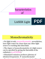 LASER Light Characteristics