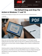 How To Change The Default Drag-And-Drop File Action in Windows 11 and 10