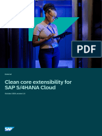 Clean Core Extensibility For SAP S - 4HANA Cloud