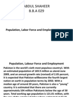 Population, Labour Force