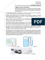 Thermodynamics - Sheet 1 2024 PDF